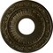 Ekena Millwork Nadia Ceiling Medallion (Fits Canopies up to 4 7/8"), 12 1/8"OD x 3 5/8"ID x 7/8"P, Green Gold CM12NAGGS - alternate 1